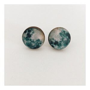 Moon Earrings / Cufflinks / Collar Clips image 3