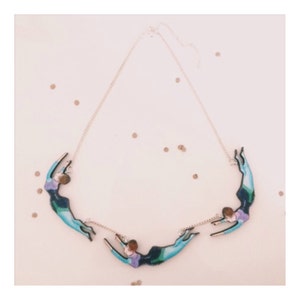 Vintage trapeze damesketting