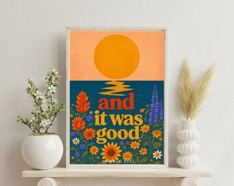 And It Was Good - Bible Verse