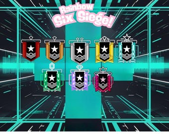 Rainbow Six Siege Rank Emotes – Animated Emote Pack for Twitch, Discord & YouTube
