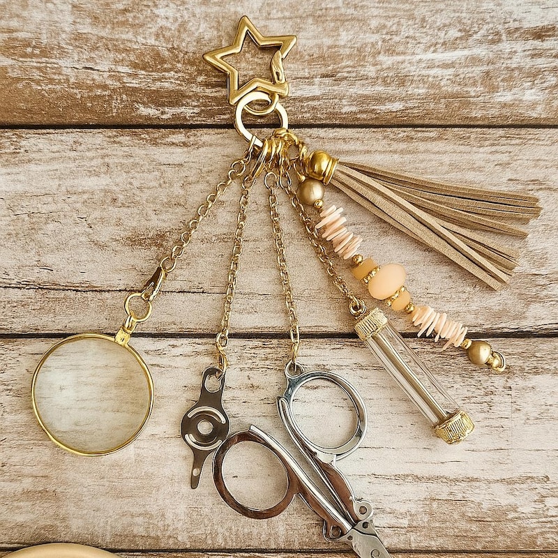 Sewing Tools Keyring - Etsy