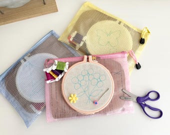 Kids Embroidery Starter Kit – Ages 4+, Reusable Tools