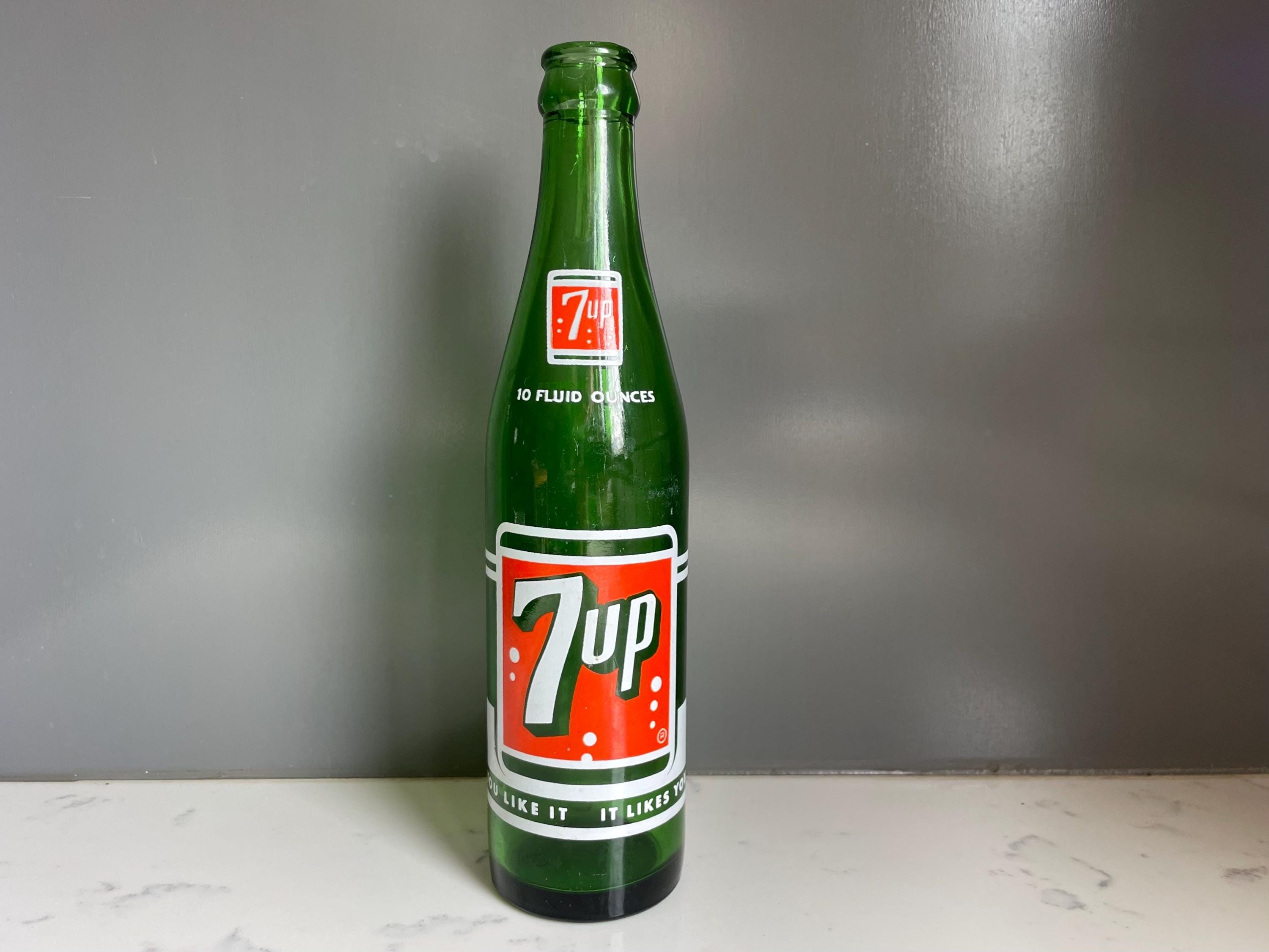 Vintage 7up Bottle - Etsy