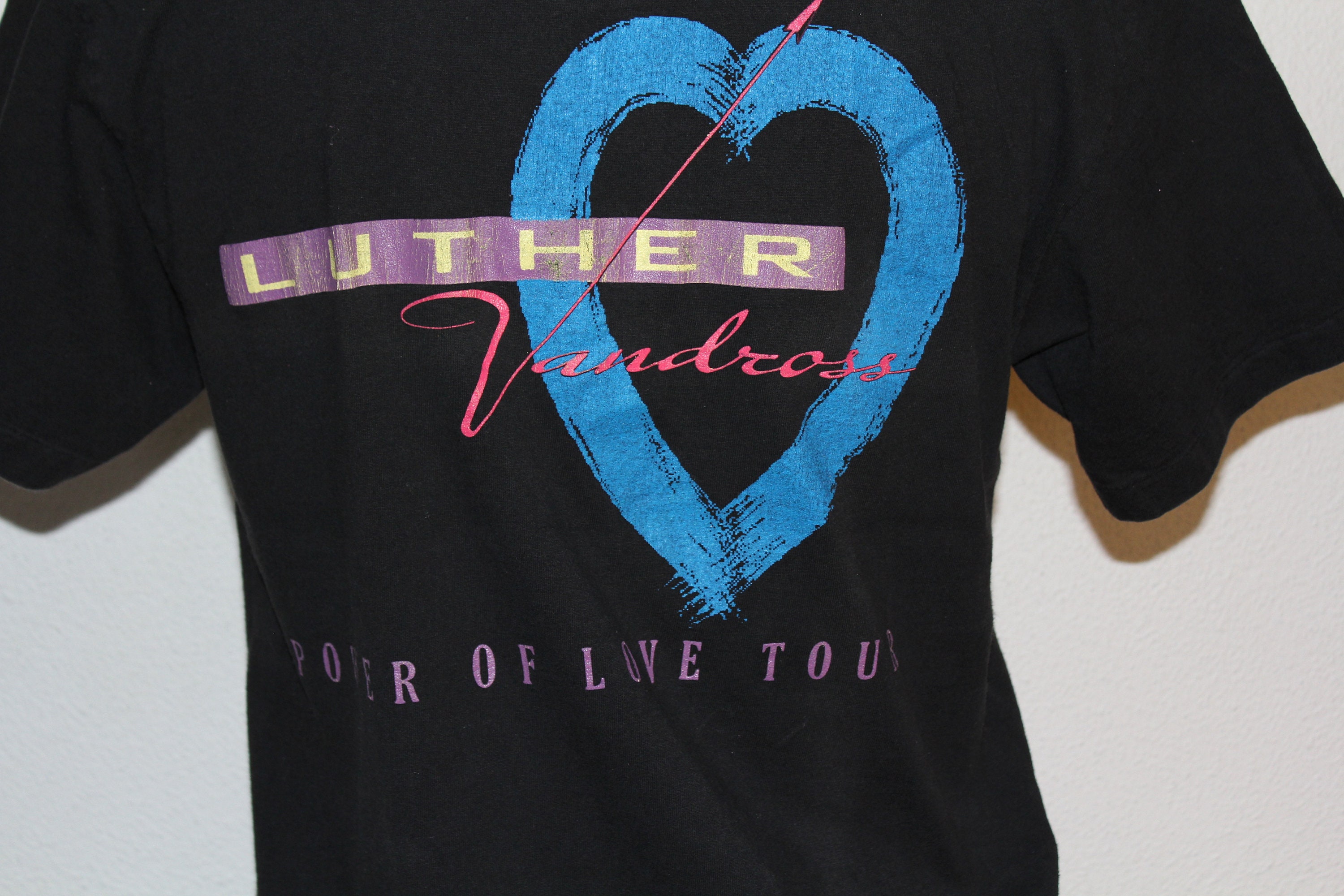 Luther Vandross Power of Love Tour Vintage Konzert T-Shirt 