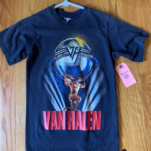 Van Halen 5150, Tour 1986, Vintage Band Tee Concert T-Shirts, Authentic Band Tees, Vintage Van Halen, Van Halen Souvenir Extra Small