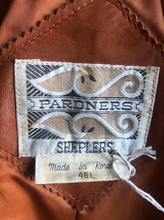 1970’s Vintage Tan Leather Blazer | 100% Lamb Lea… - image 9