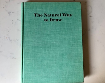 The Natural Way to Draw Kimon Nicolaides 1941 A Working Plan for Art Study Mint Cloth Hardcover Guide to Drawing Coffee Table Art Books