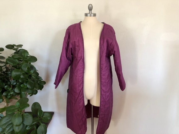 Plum Rain Coat Fully Lined | Chiango By Fleet Str… - image 6