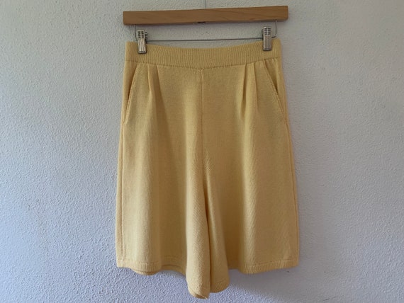 St. John Shorts, Yellow Knit Sportswear by Marie … - image 9