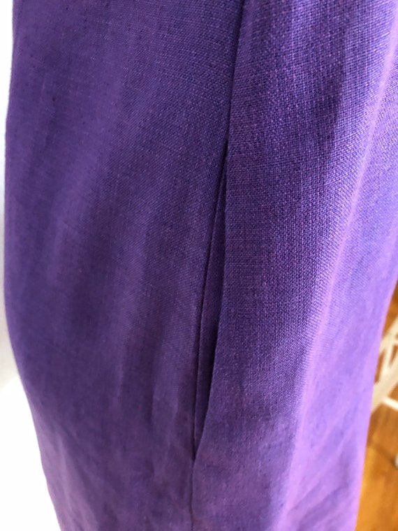 Bill Blass Purple Mini Dress | 1990's Bill Blass … - image 4