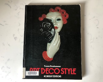 Art Deco Style Yvonne Brunhammer Academy Editions London 1983 Coffee Table Books Architecture Furniture Decor Jewelry