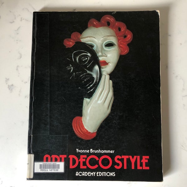 Art Deco Style Yvonne Brunhammer Academy Editions London 1983 Coffee Table Books Architecture Furniture Decor Jewelry