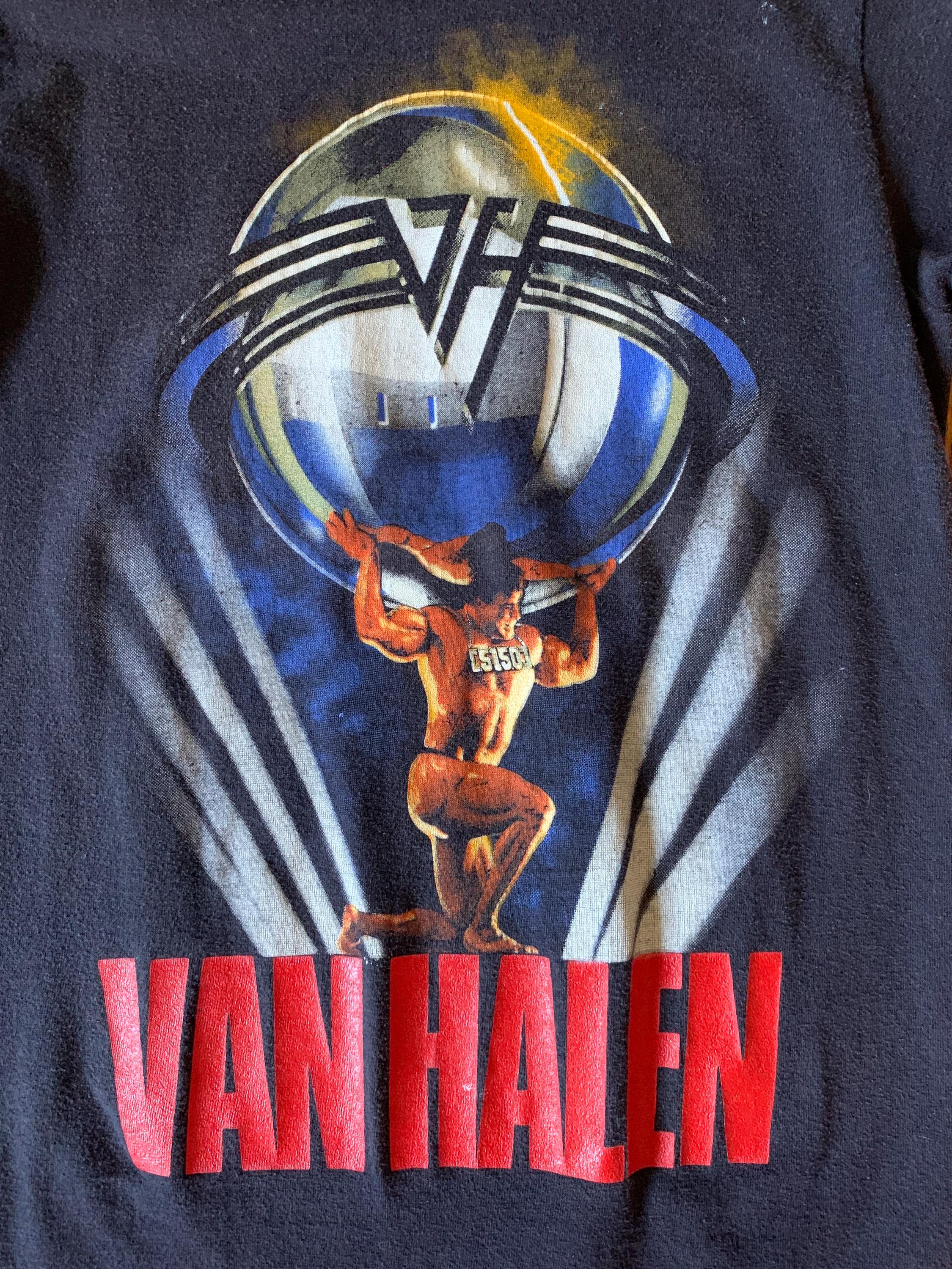 ヴァン・ヘイレン 5150、1986年ツアー、ヴィンテージバンドTシャツ 