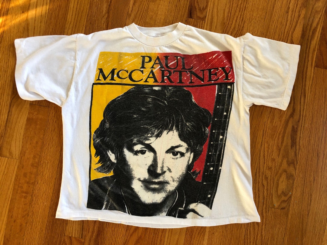 Paul Mccartney the New World Tour 1993 Vintage Concert Tshirt off the