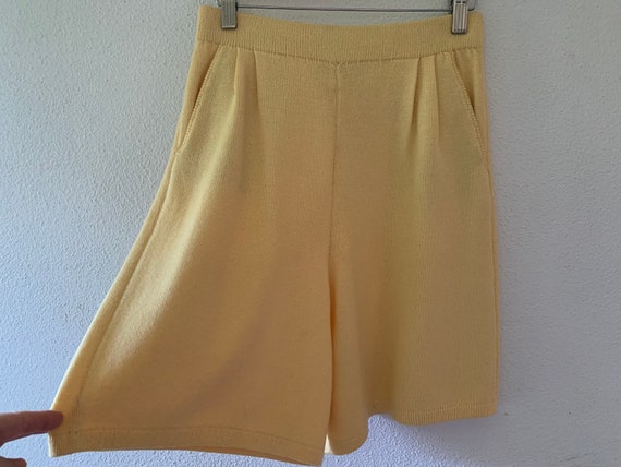 St. John Shorts, Yellow Knit Sportswear by Marie … - image 8
