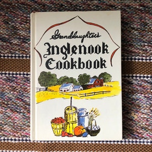 Ricettario Inglenook della nipote, 1973, brethren Press Elgin, Illinois, ricette della Chiesa dei Fratelli, libri di cucina rari d'epoca