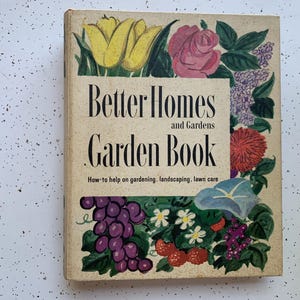 Better Homes and Garden Book 2nd Edition 1951 Vintage Garden, Vintage Home Decor, BHG, Gardening Book, Three Ring Binder Garden Book
