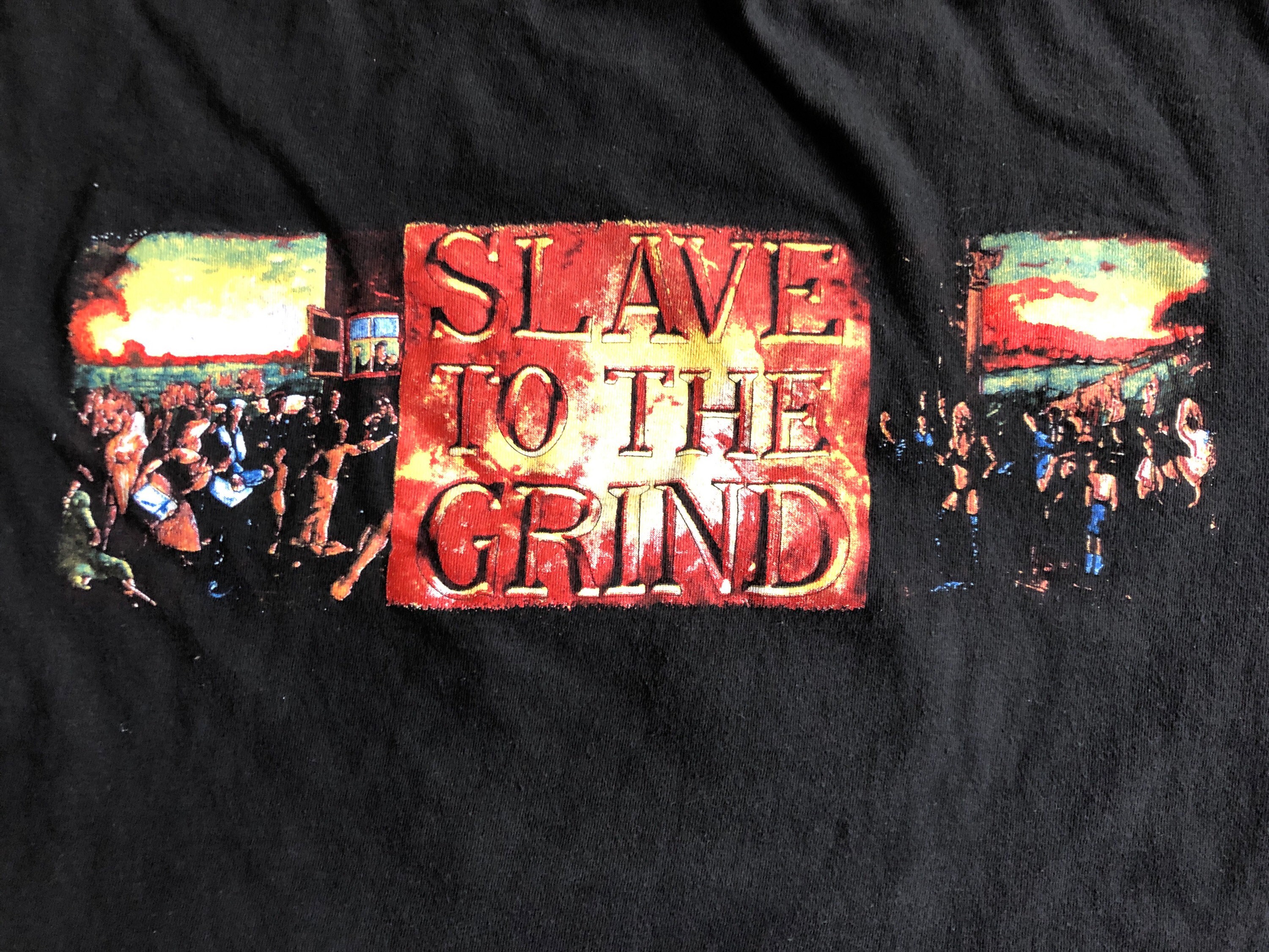 Skid Row Concert T-shirt, Slave to the Grind, 1990's Rock T