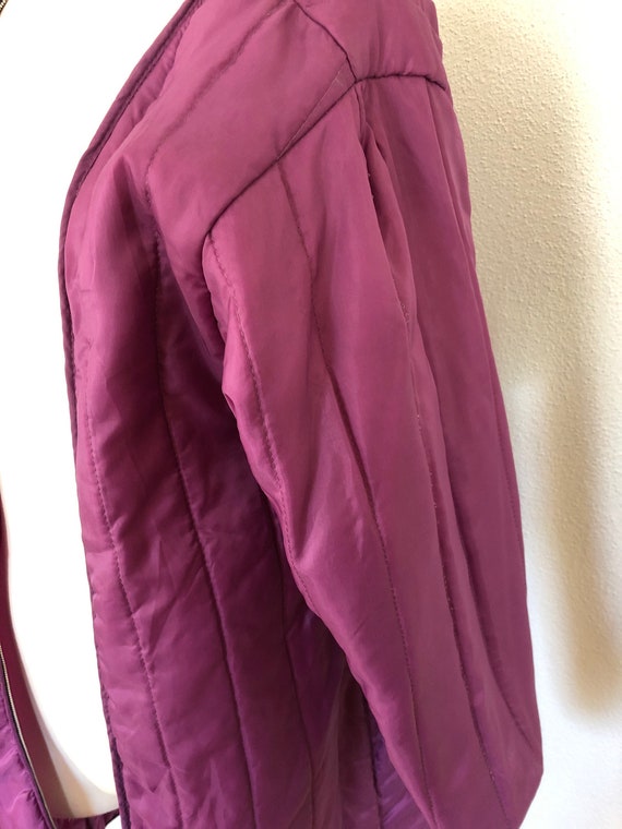 Plum Rain Coat Fully Lined | Chiango By Fleet Str… - image 3