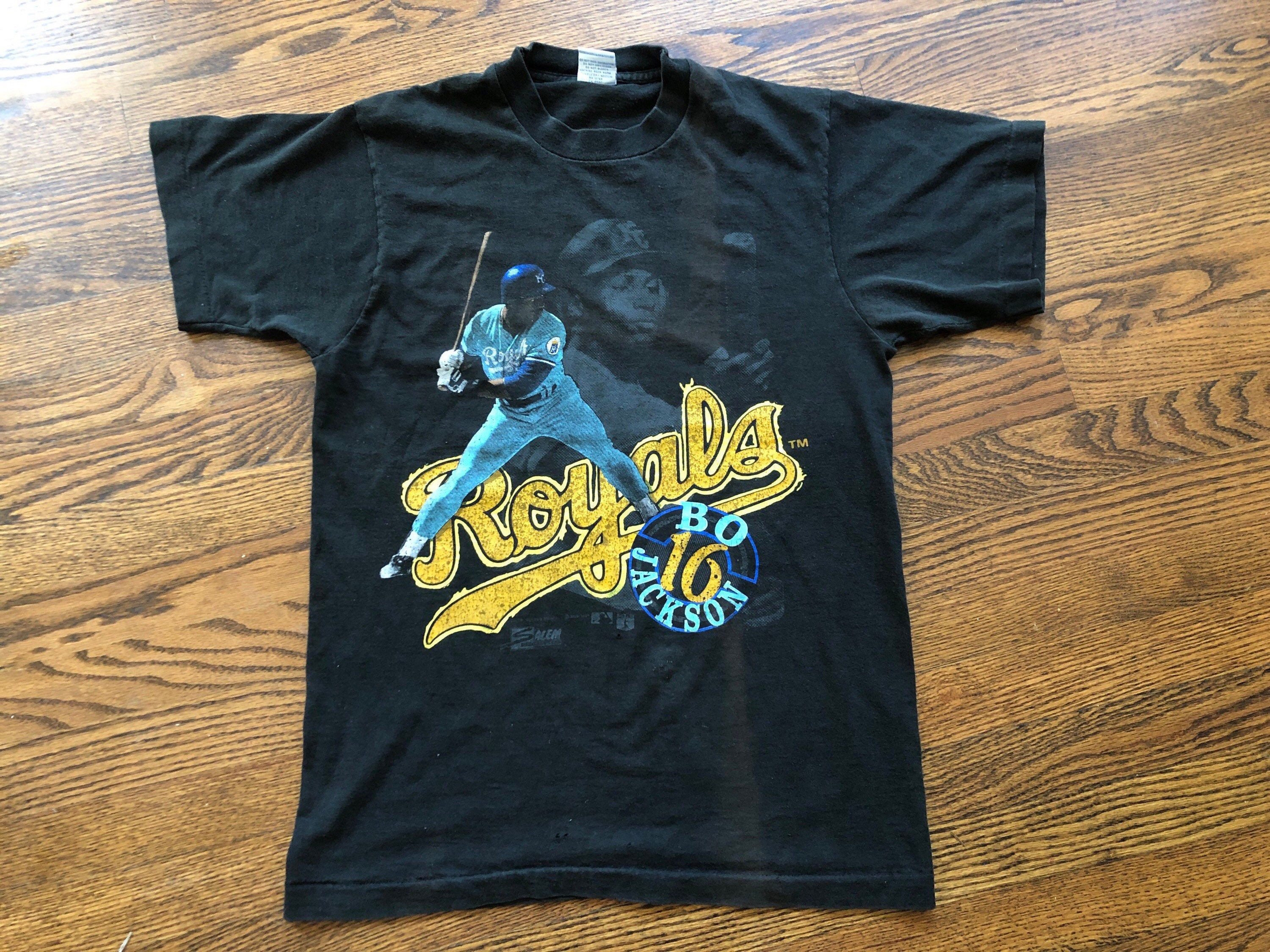 90s USA製 SALEM ボー・ジャクソン RAIDERS レイダース 野球 アメフト スウェット トレーナー 白 古着 ヴィンテージ 90s Bo Jackson RAIDERS VINTAGE TEE