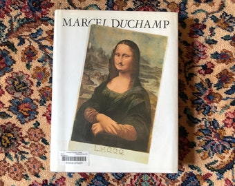 Marcel Duchamp LHOOQ Art Biography 1989 Art Coffee Table Book Red Hardcover Museum of Modern Art and Philadelphia Museum Art Books