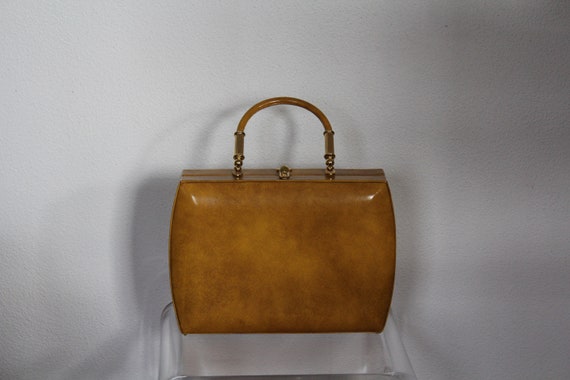 Mid Century Murray Kruger Tan Footed Handbag Vintage Designer Purses 1960 s Handbags 1960 s Purses Etsy Ireland