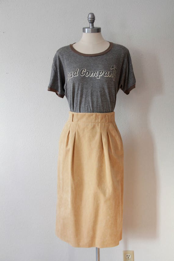 Vintage Ultrasuede high waisted skirt Blassport by