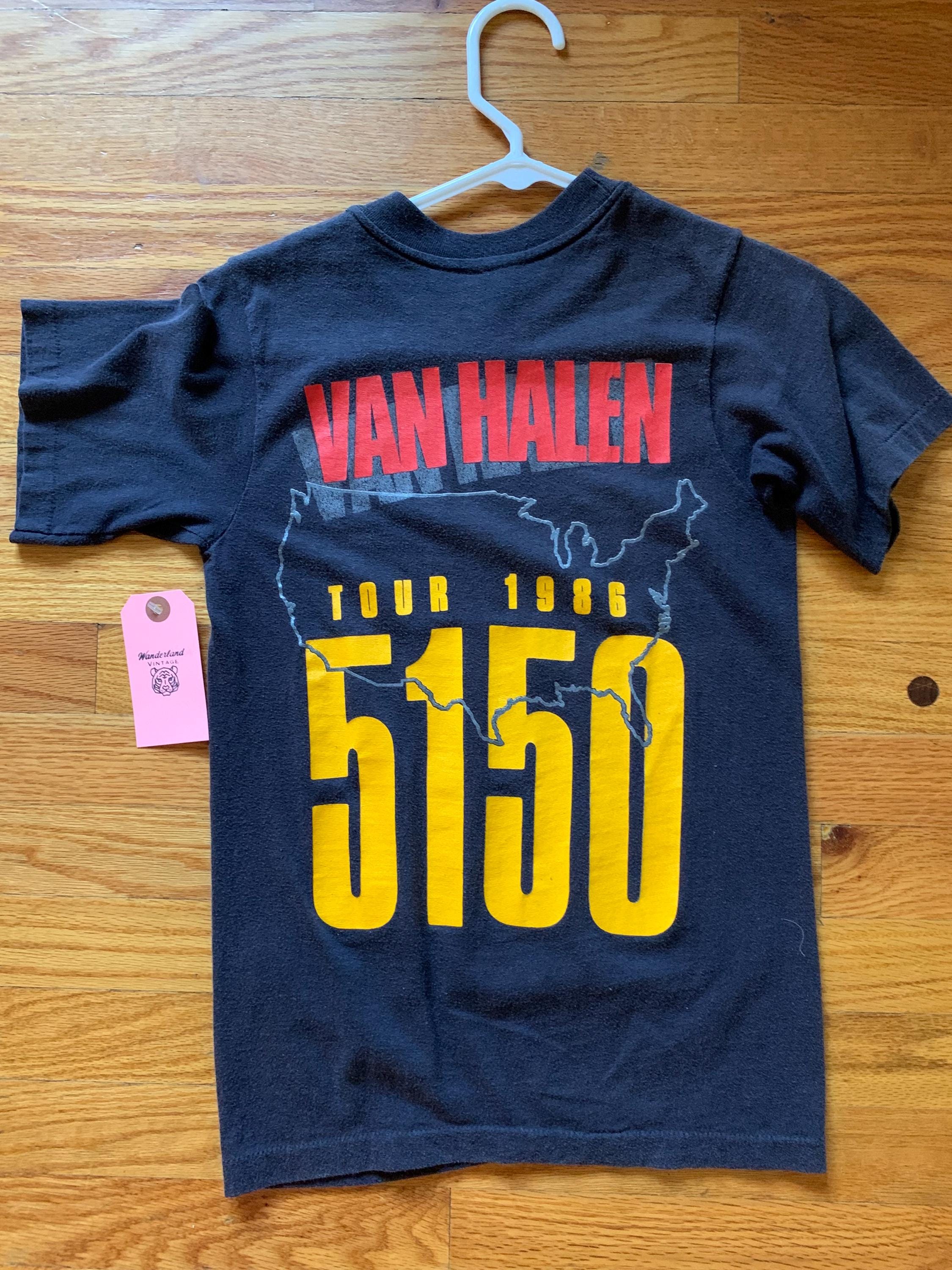 Van Halen 1986年ツアー Tシャツ 5150