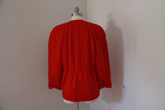 RED BURBERRYS’ Prorsum Blazer • Vintage • Authent… - image 9