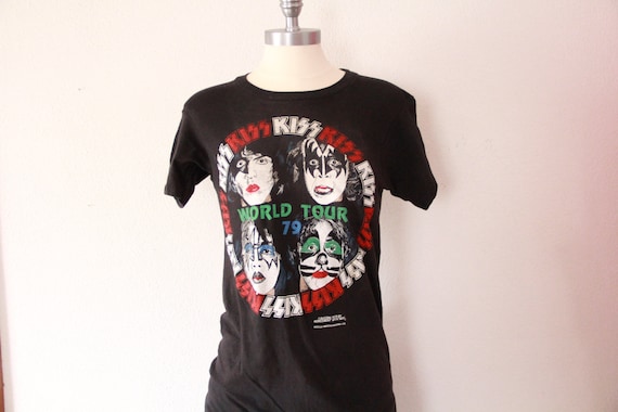 ヴィンテージ キッス ワールドツアー コンサート Tシャツ 1979 