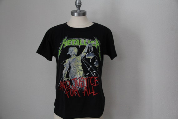 Metallica And Justice For All 90s Tシャツ