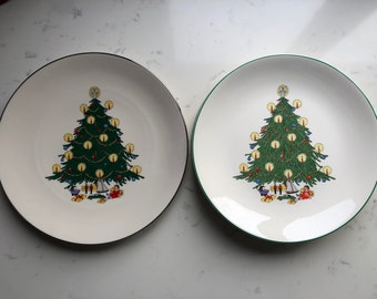 Christmas Plates Dishes Triomphe Replacement Holiday Dishes Table Setting