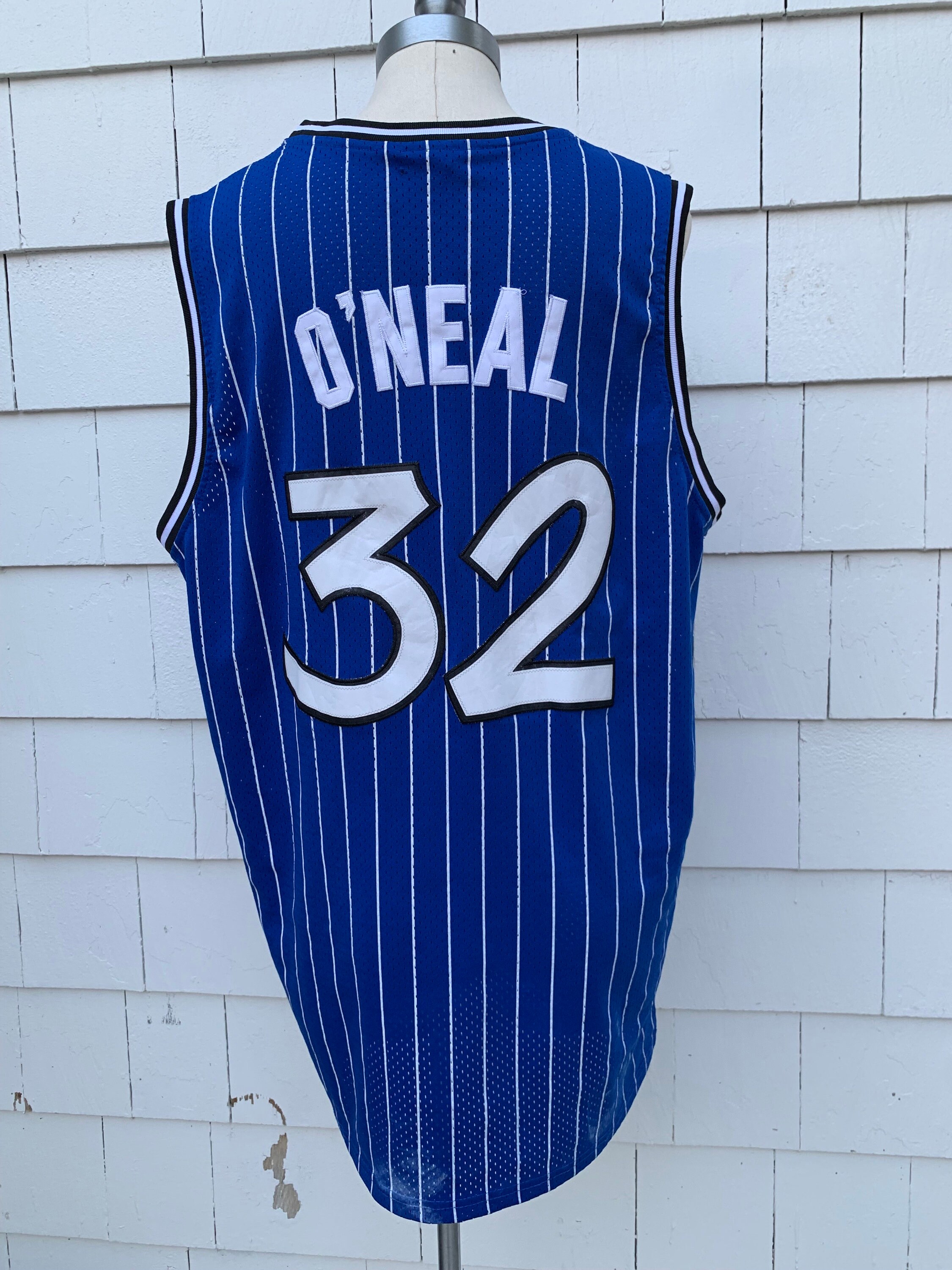 Shaquille O'neal Orlando Magic Blue Stripe NBA NIKE Jersey