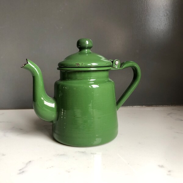 Enamel Tea Pot Etsy