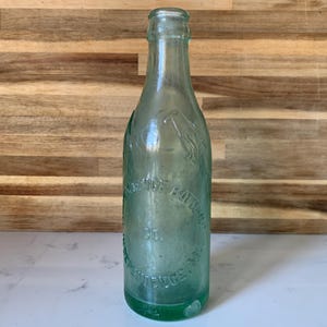 Antique Independence Bottling Co., Independence, MO Soda Pop Bottles, Vintage Glass Bottles 1920’s, “This bottle not sold”, Root Beer Bottle