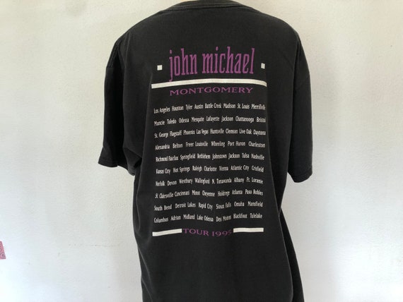 John Michael Montgomery • Concert• T-shirt • Vint… - image 3