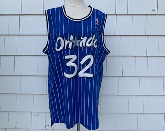 Shaquille O'neal Orlando Magic Blue Stripe NBA NIKE Jersey