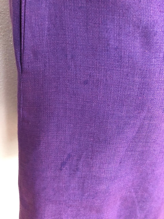 Bill Blass Purple Mini Dress | 1990's Bill Blass … - image 5