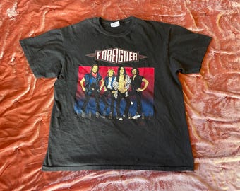 Vintage Foreigner 1991 Unusual Heat World Tour Concert T-shirt