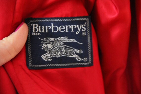 RED BURBERRYS’ Prorsum Blazer • Vintage • Authent… - image 4