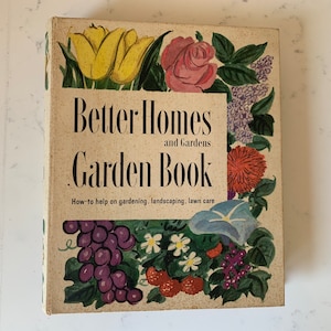 Better Homes and Garden Book 2nd Edition 1951, Vintage Garden, Vintage Home Decor BHG Gardening Book, Three Ring Binder Garden Book