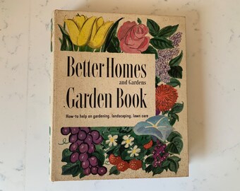 Better Homes and Garden Book 2nd Edition 1951, Vintage Garden, Vintage Home Decor BHG Gardening Book, Three Ring Binder Garden Book