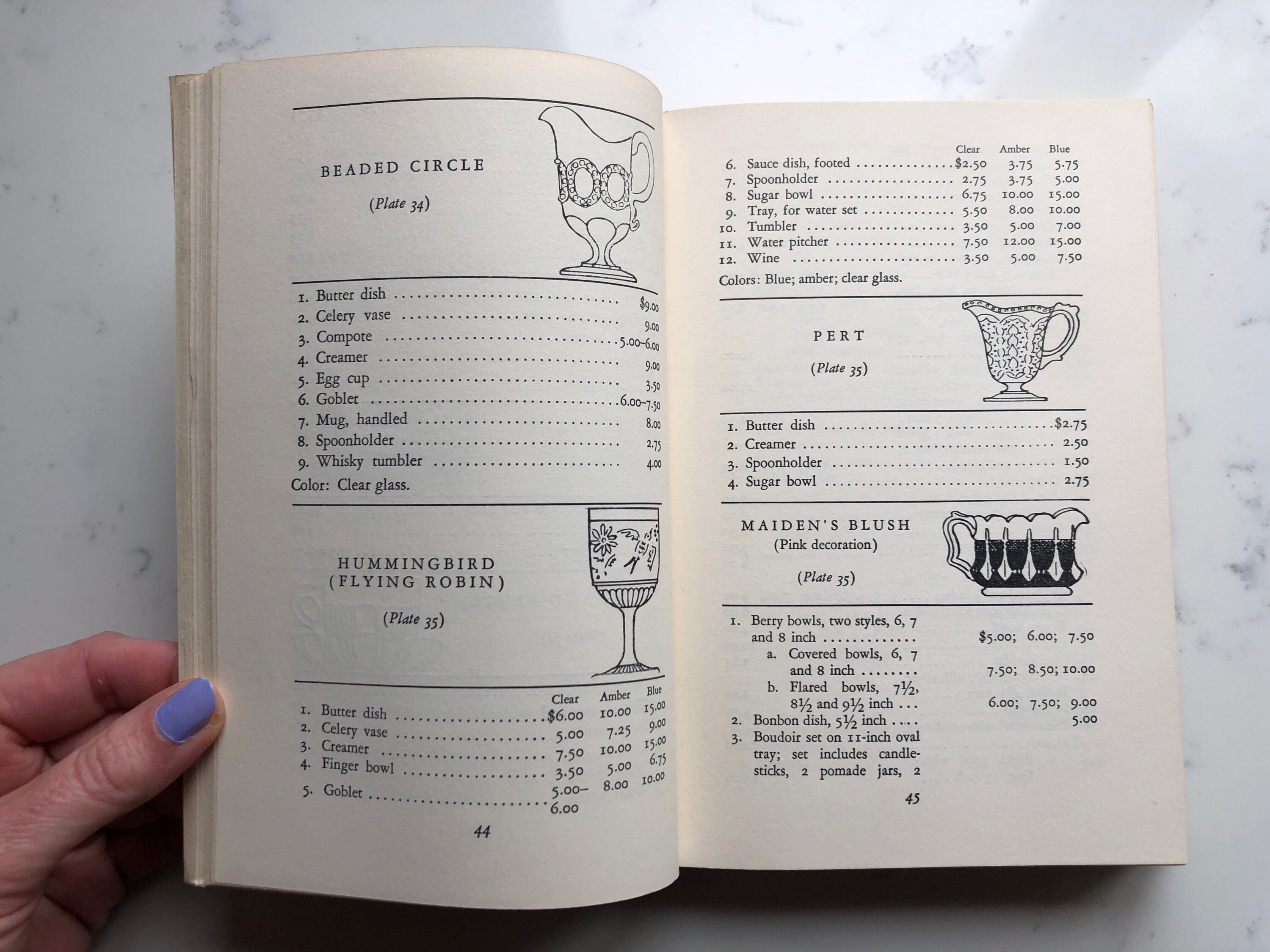 Current Values of Antique Glass Ruth b Lee Vintage Glass Guide Price Guides Etsy