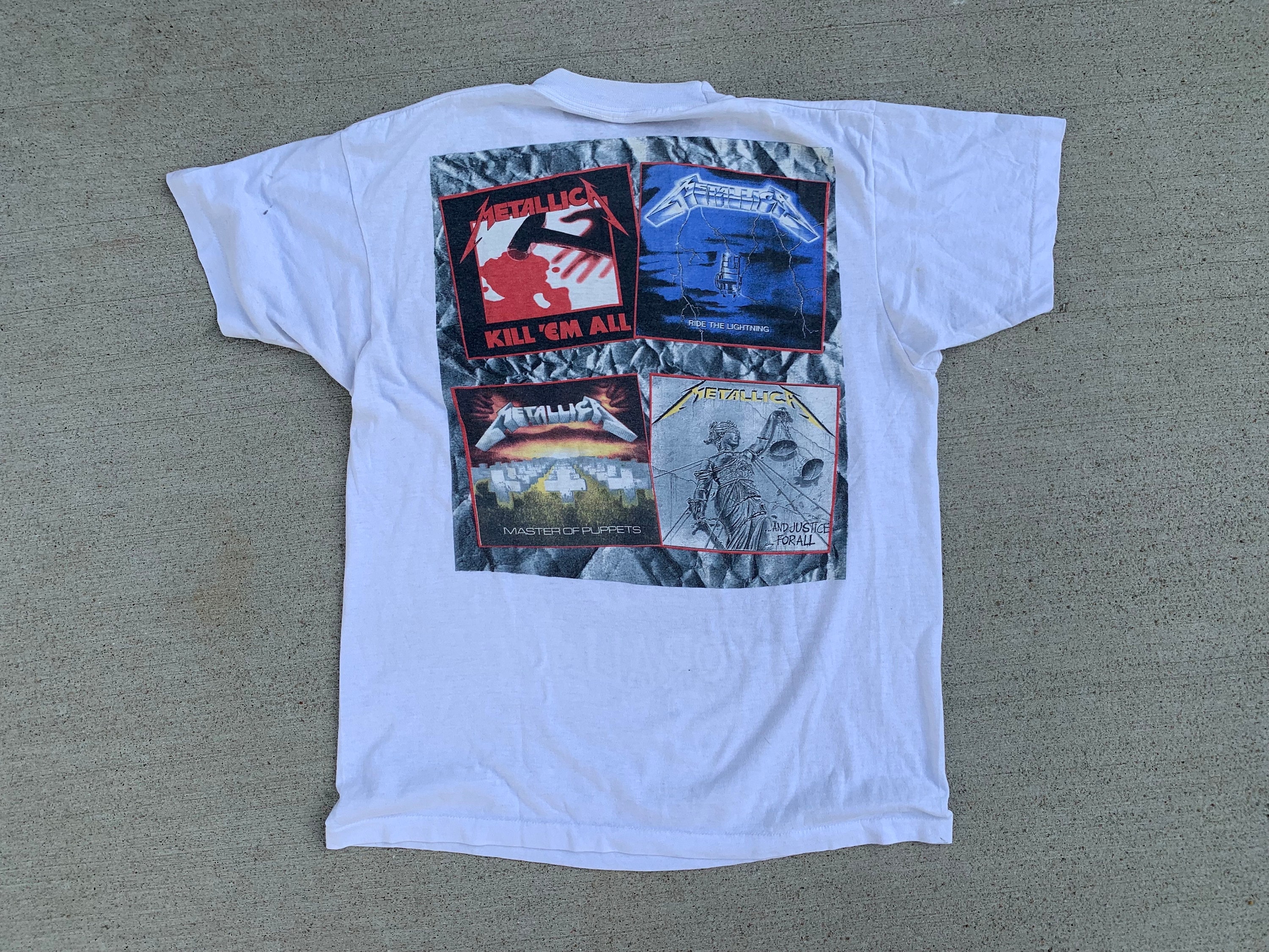 1988 Metallica and Justice for All Tour T-shirt, Vintage METALLICA