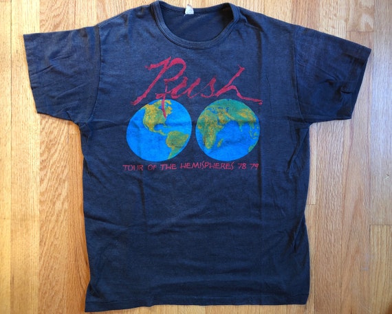 Rush Tour of the Hemispheres 1978 1979 Vintage Con
