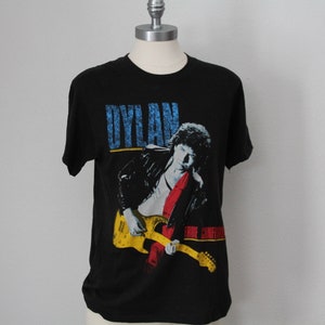 S vintage 1986 Bob Dylan Tom Petty tour t shirt concert 80s band 