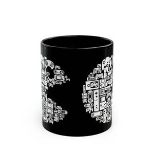 Pac Man Mug, Retro Gaming Cup, Arcade Game Coffee Mug, Video Game Tea Cup, Gamer Gift