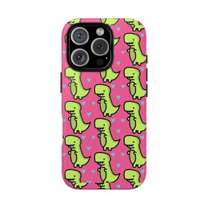 Dinosaur Phone Case - Cute, Colorful, Tough Cases for Kids, Gift for Dino Lovers, Fun Phone Accessories, Birthday Present