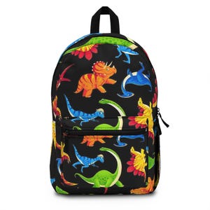Colorful Dinosaur Backpack for Kids, Fun Dino School Bag, Perfect Gift for Birthdays, Back to School, Nursery, Travel Bag