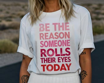 Camiseta unisex de algodón orgánico con frase sarcástica divertida